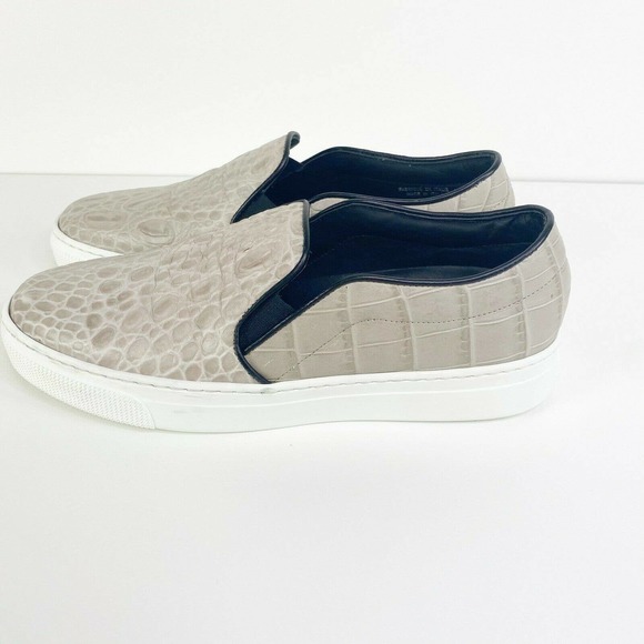 ZCD Montreal Taupe gray Slip on sneakers Croc - Picture 7 of 10